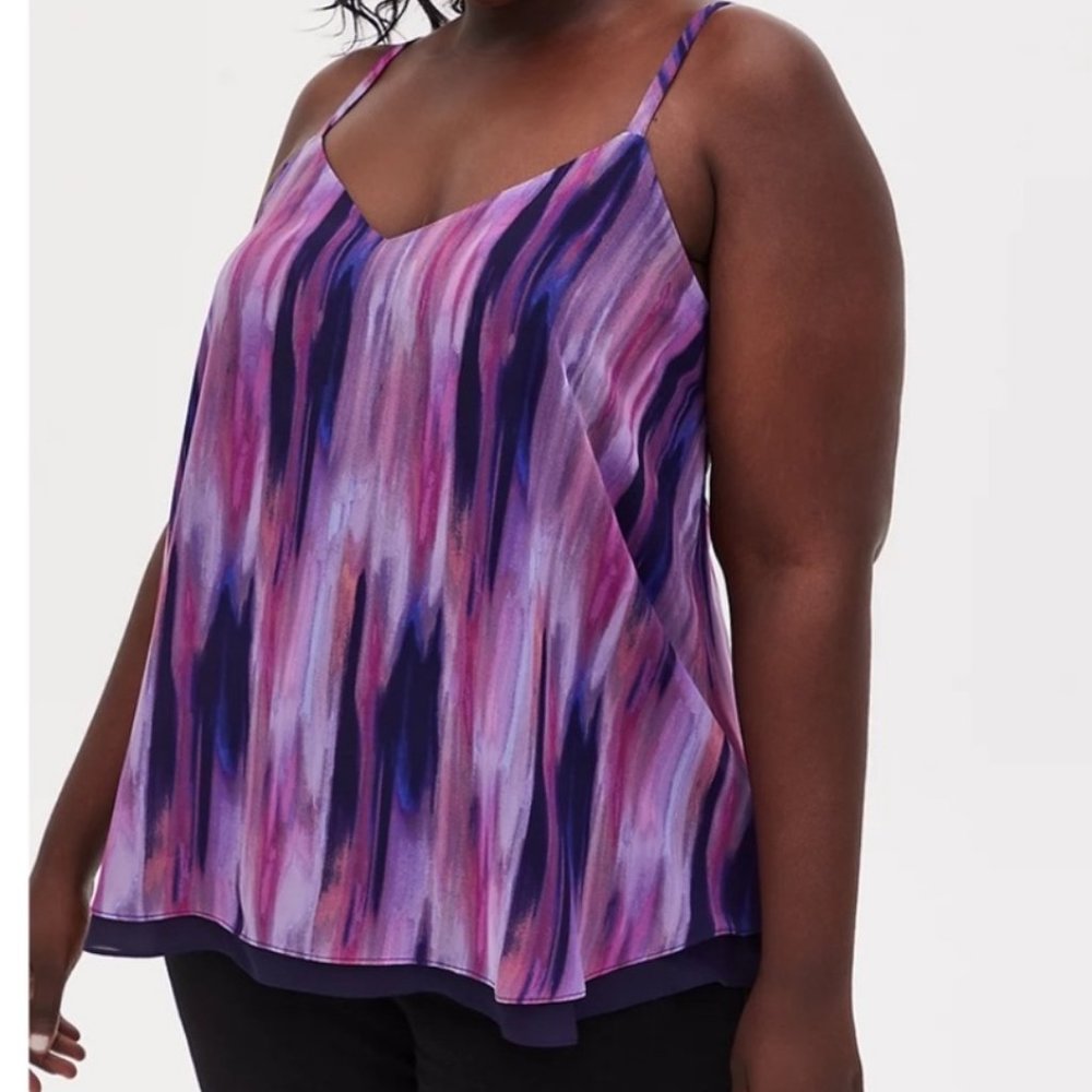 β¨ 2x HP β¨ NWOT β¨ Sophie Swing Multi-Watercolor Cami Tank β¨ - Picture 4 of 14